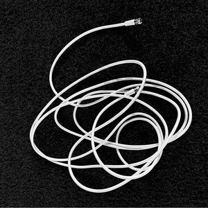 White long coax Cable